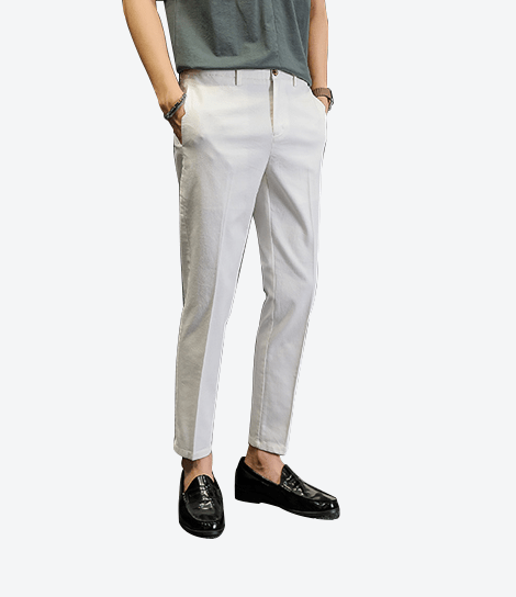 Style: Tapered Chinos