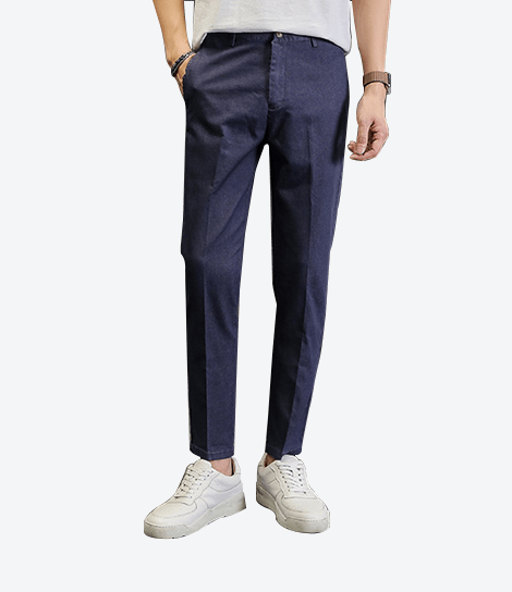 Style: Straight Cut Chinos (Navy)