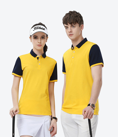 Style: Contrast Panel Polo T-Shirt