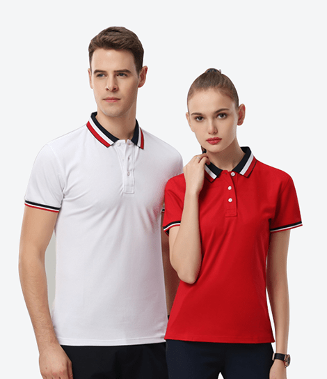 Style: 3 Button Contrast Polo T-Shirt